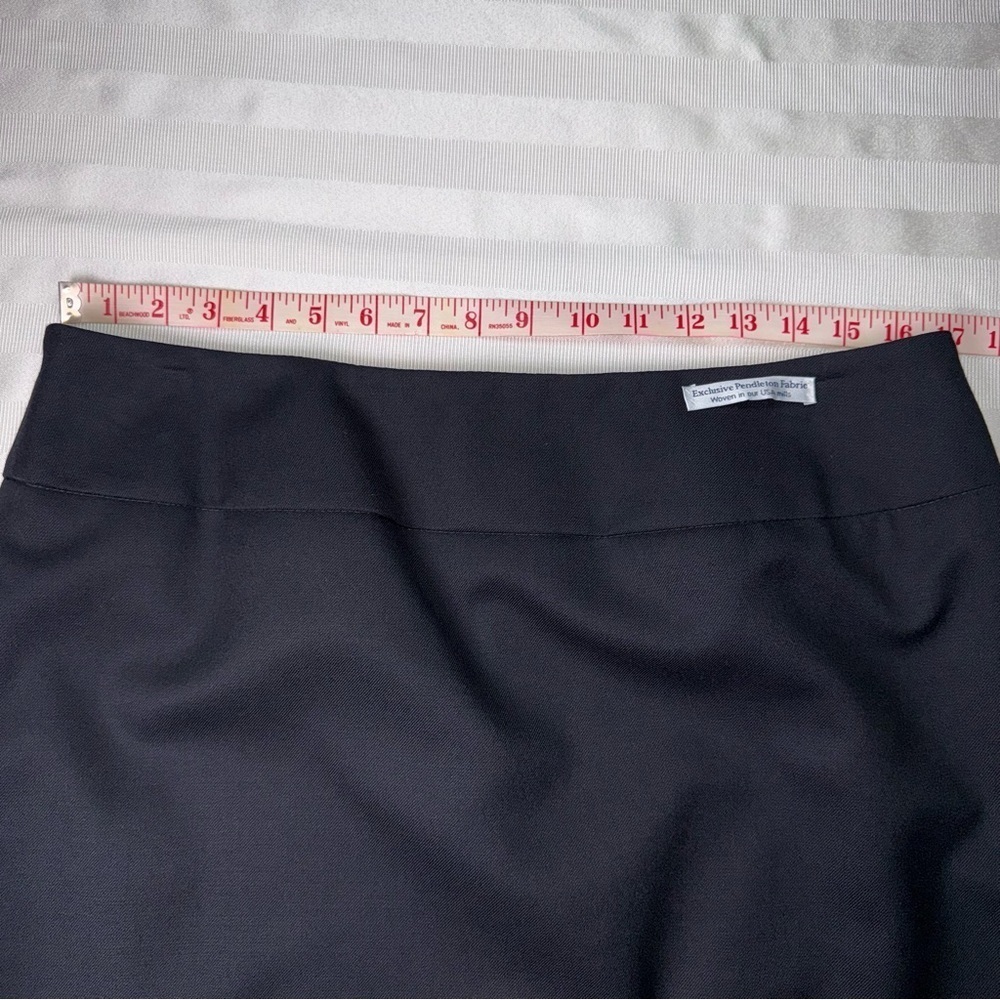 Pendleton Classic Black Pencil Skirt Sz 14 NWT 100% Virgin Wool - Picture 4 of 13